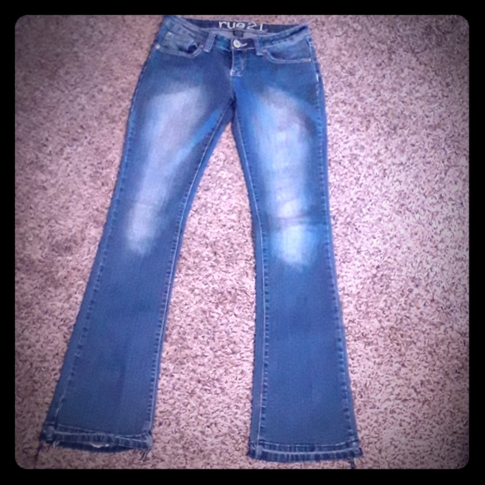 reu21 flared jeans 3/4